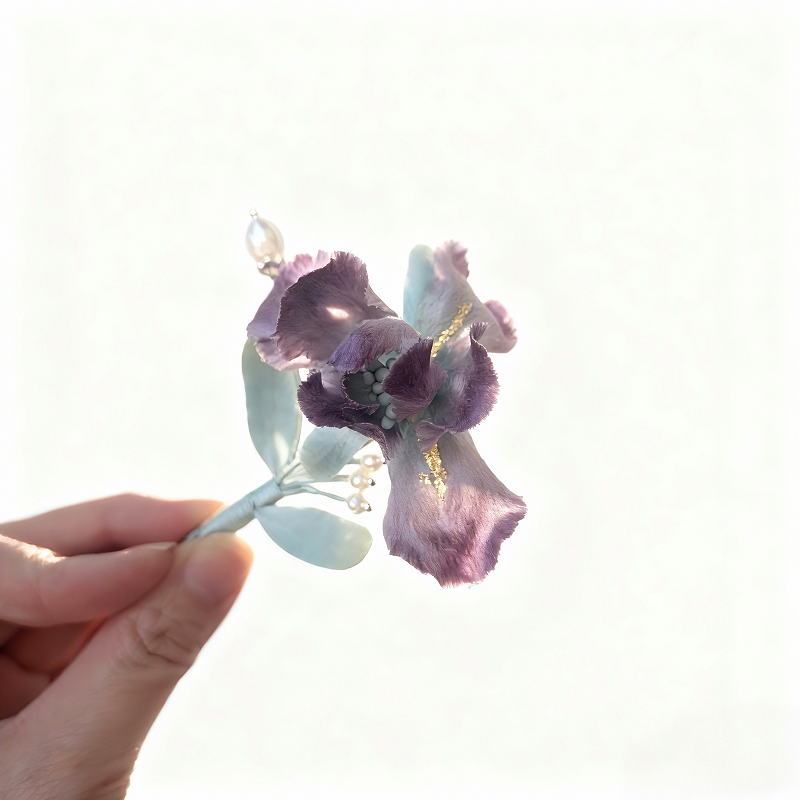 HandmadeRonghua—Purple Iris