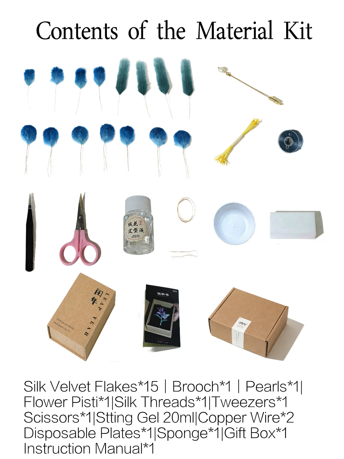 Ronghua KIY kit—Brooch Semi