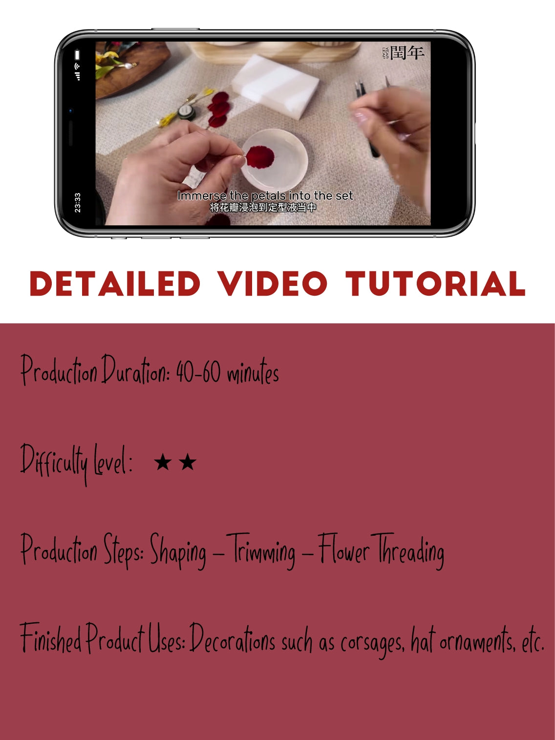 Ronghua KIY kit—Brooch Semi