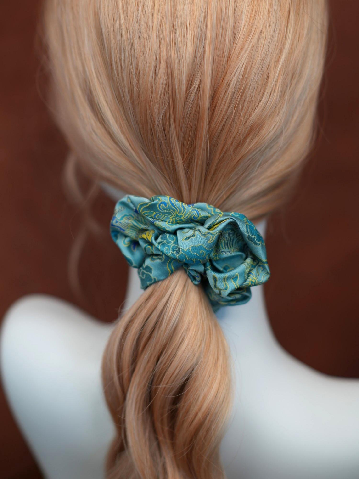 Handwoven Song Brocade—Mastercrafted Hair Ties