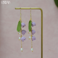 Handmade Micro-Crochet—Windflower Earrings