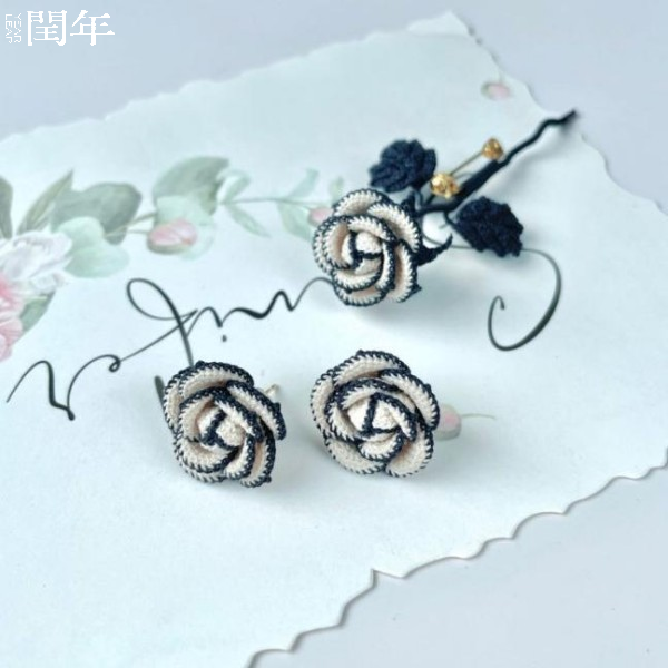 Handmade Micro-Crochet—Camellia