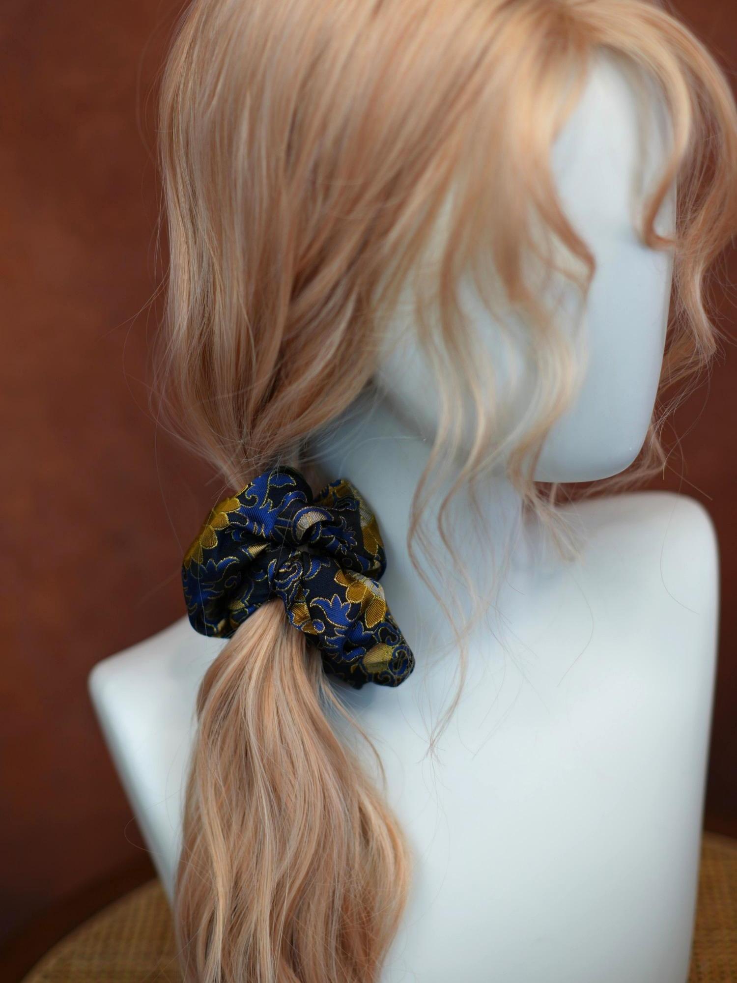 Handwoven Song Brocade—Mastercrafted Hair Ties