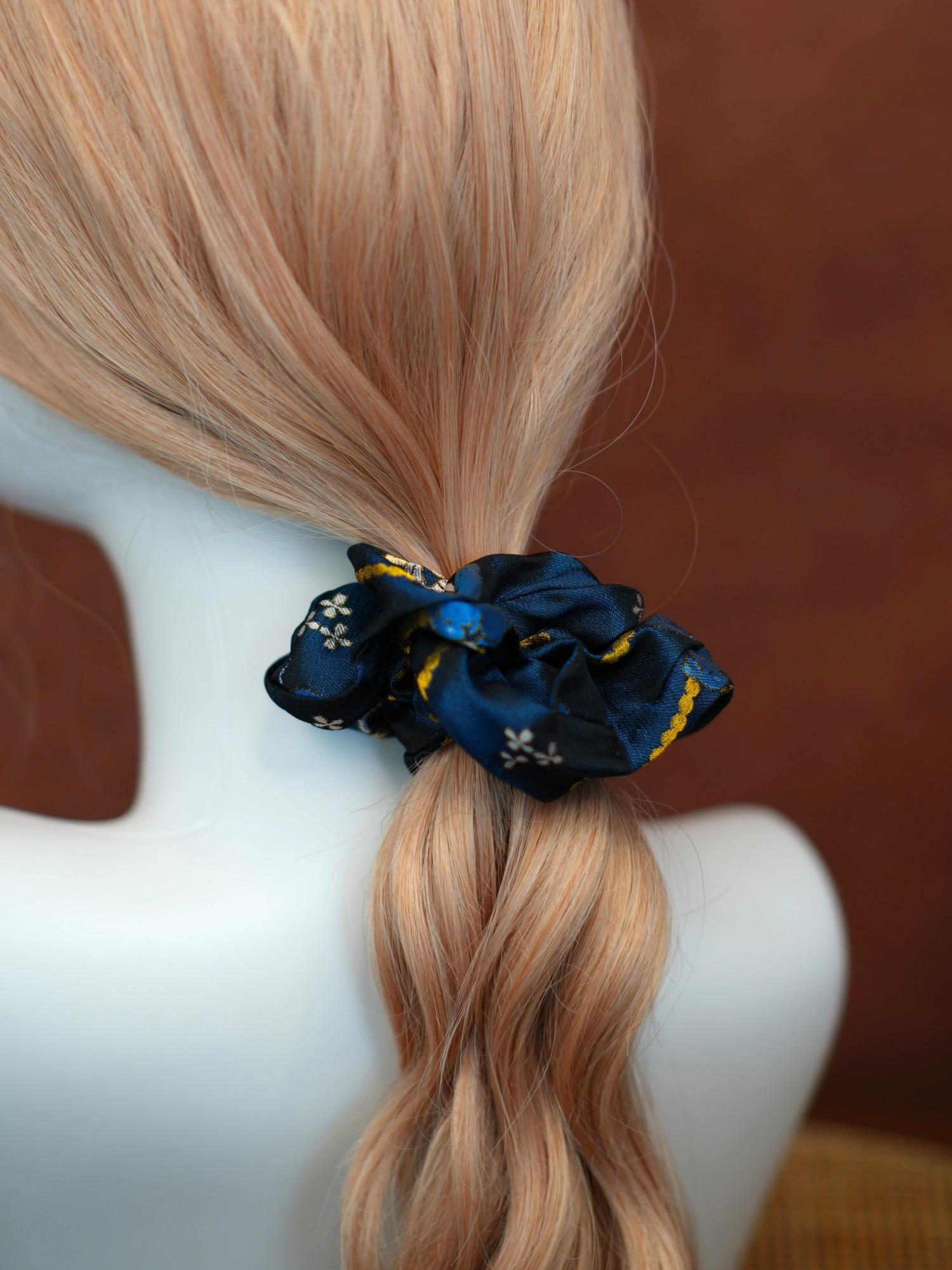 Handwoven Song Brocade—Mastercrafted Hair Ties