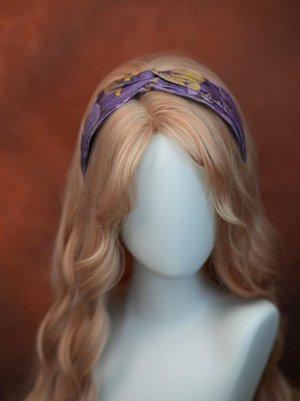 Handwoven Song Brocade—Double-Layered Hair Hoops