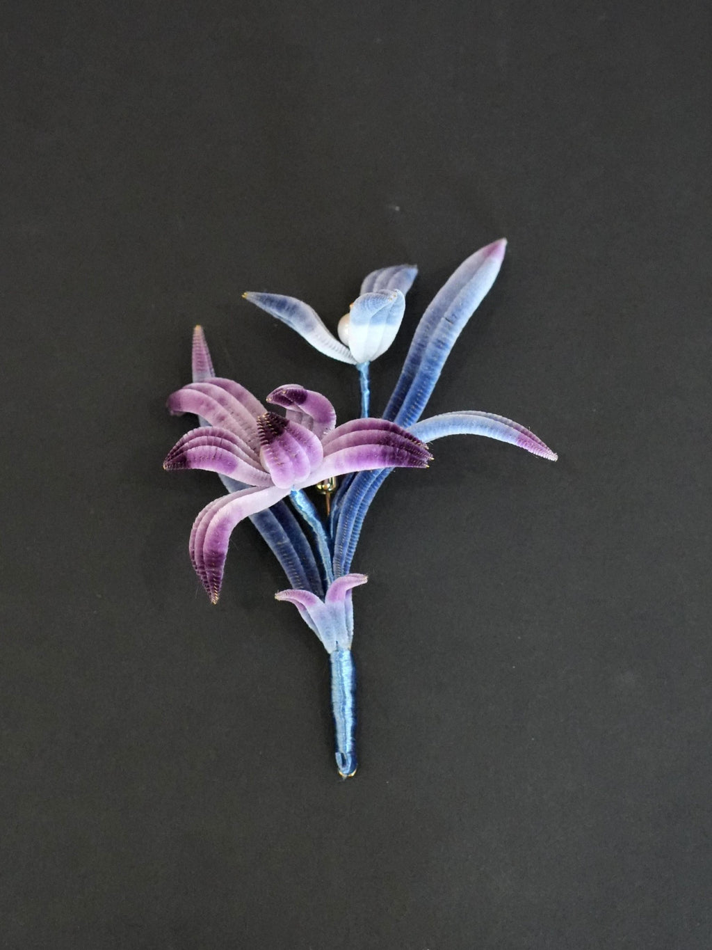 HandmadeRonghua—Elegant Orchid Brooch