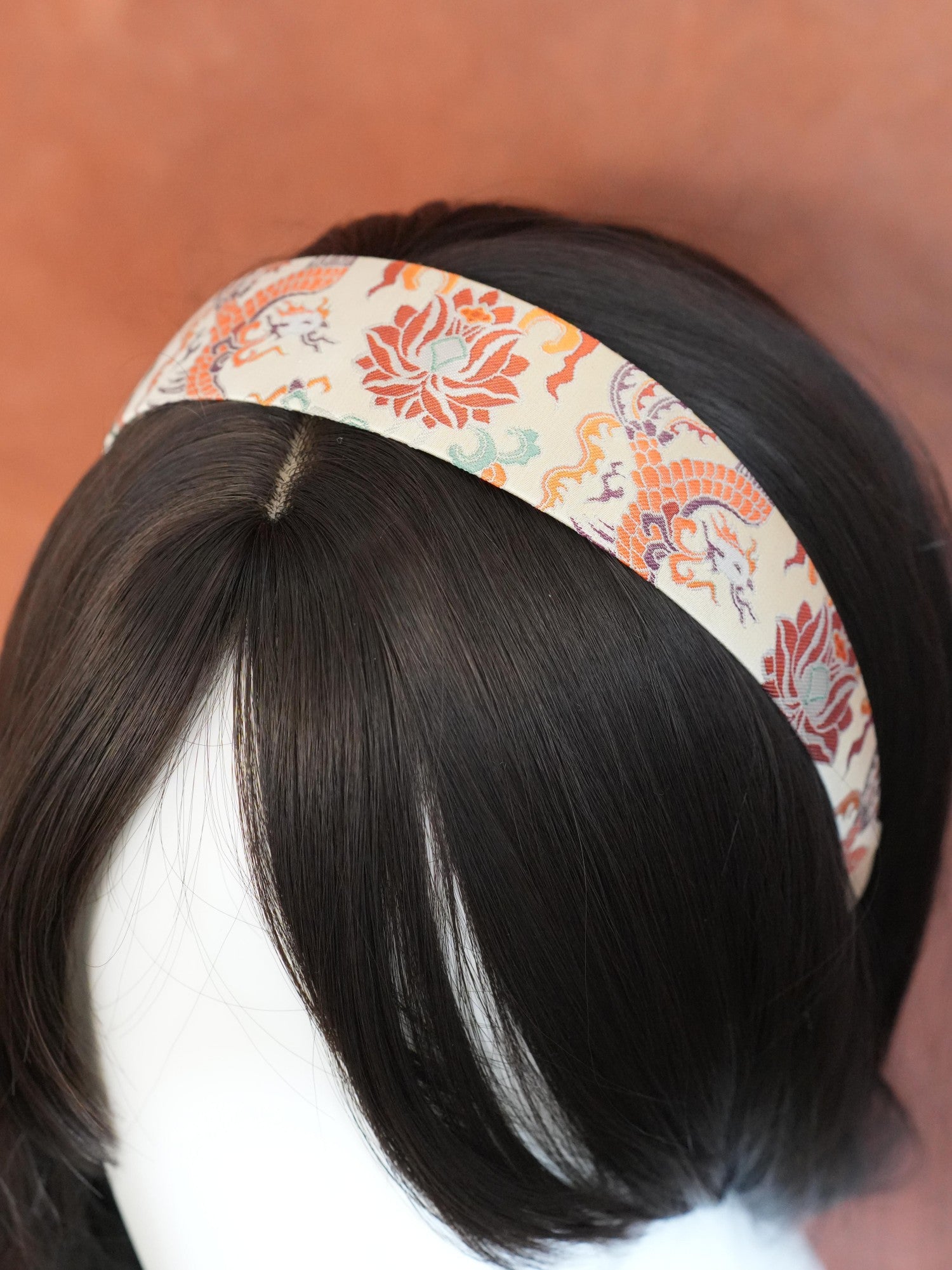 Handwoven Song Brocade—Chinese Retro Pattern Headband
