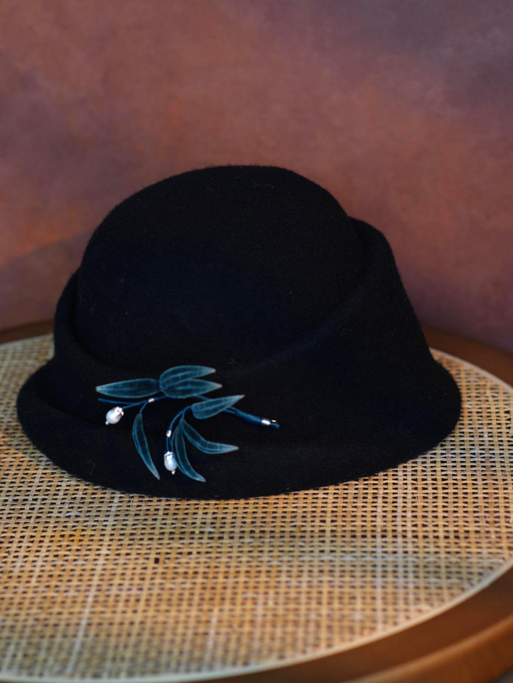 HandmadeRonghua—Pearl Bamboo Brooch