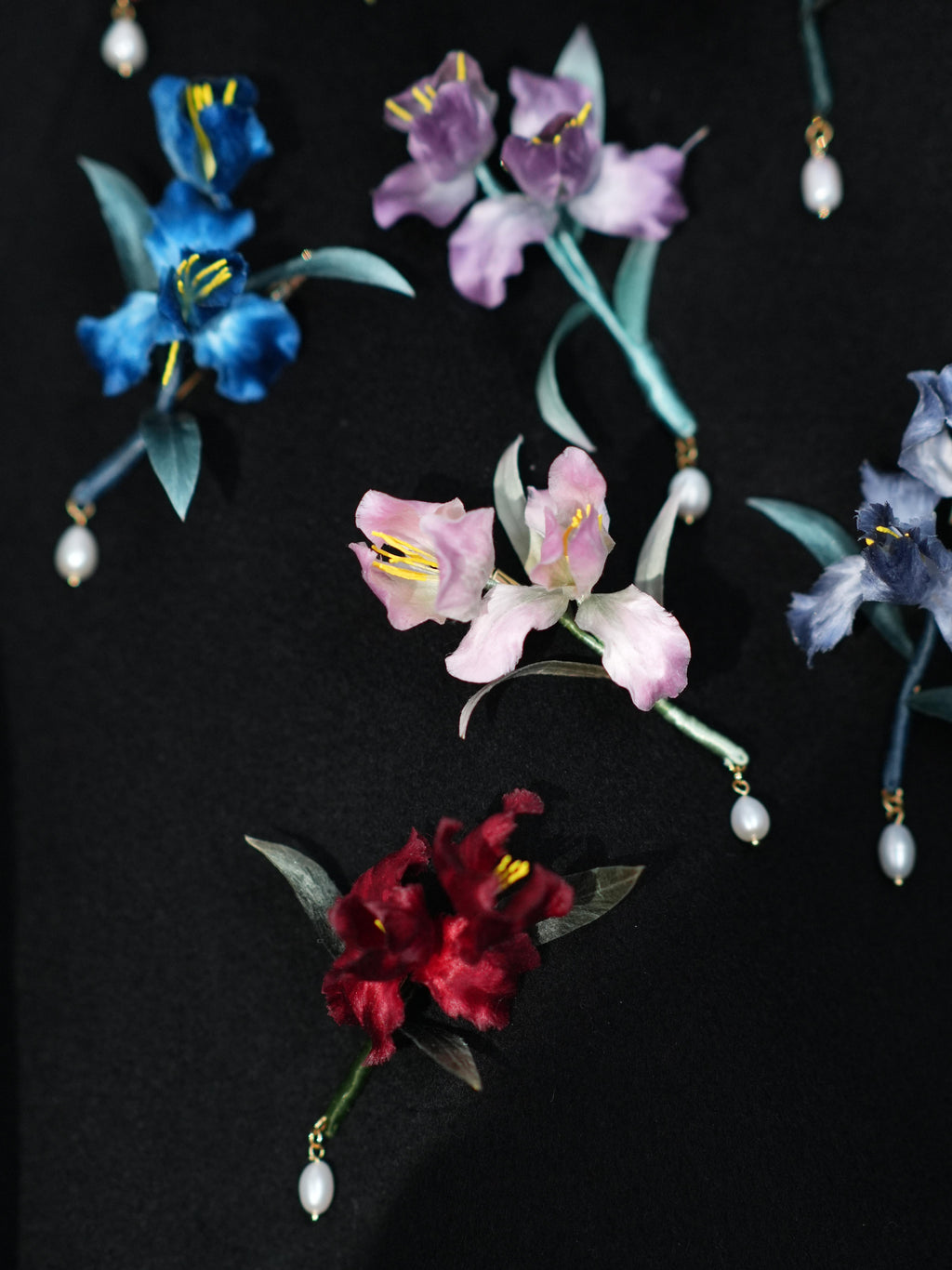 HandmadeRonghua—Color Iris Brooch