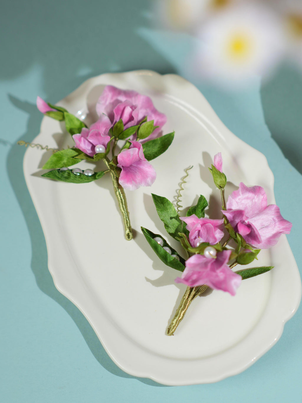 HandmadeRonghua—Sweet Pea Flower