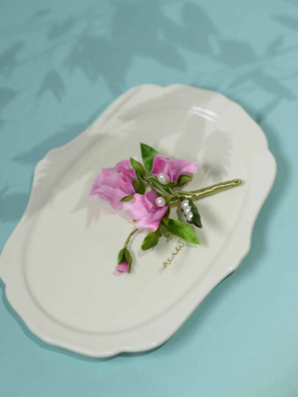 HandmadeRonghua—Sweet Pea Flower